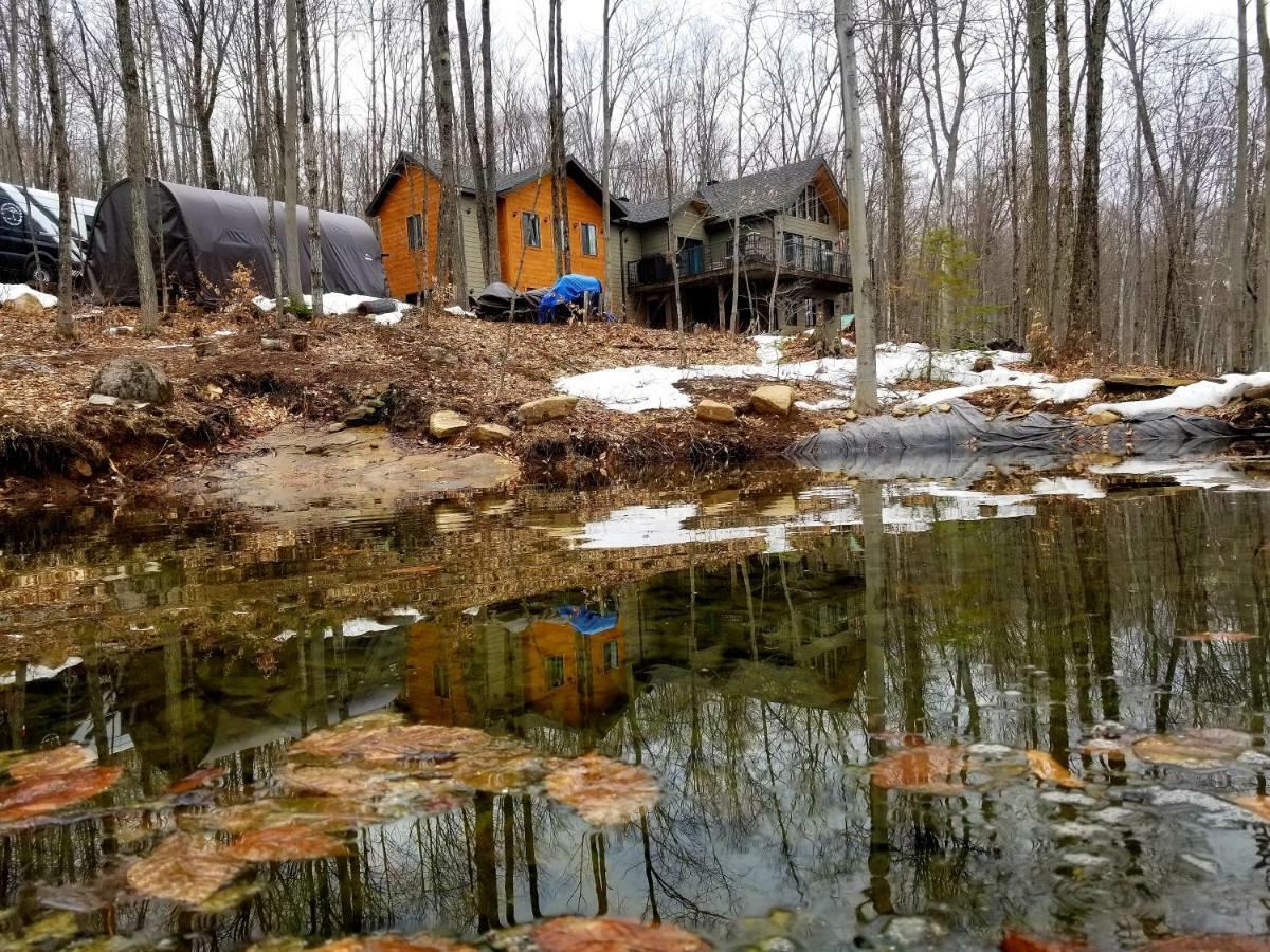 Les Cabines Nordik Des Piles Villa Saint-Jean-des Piles Exterior photo
