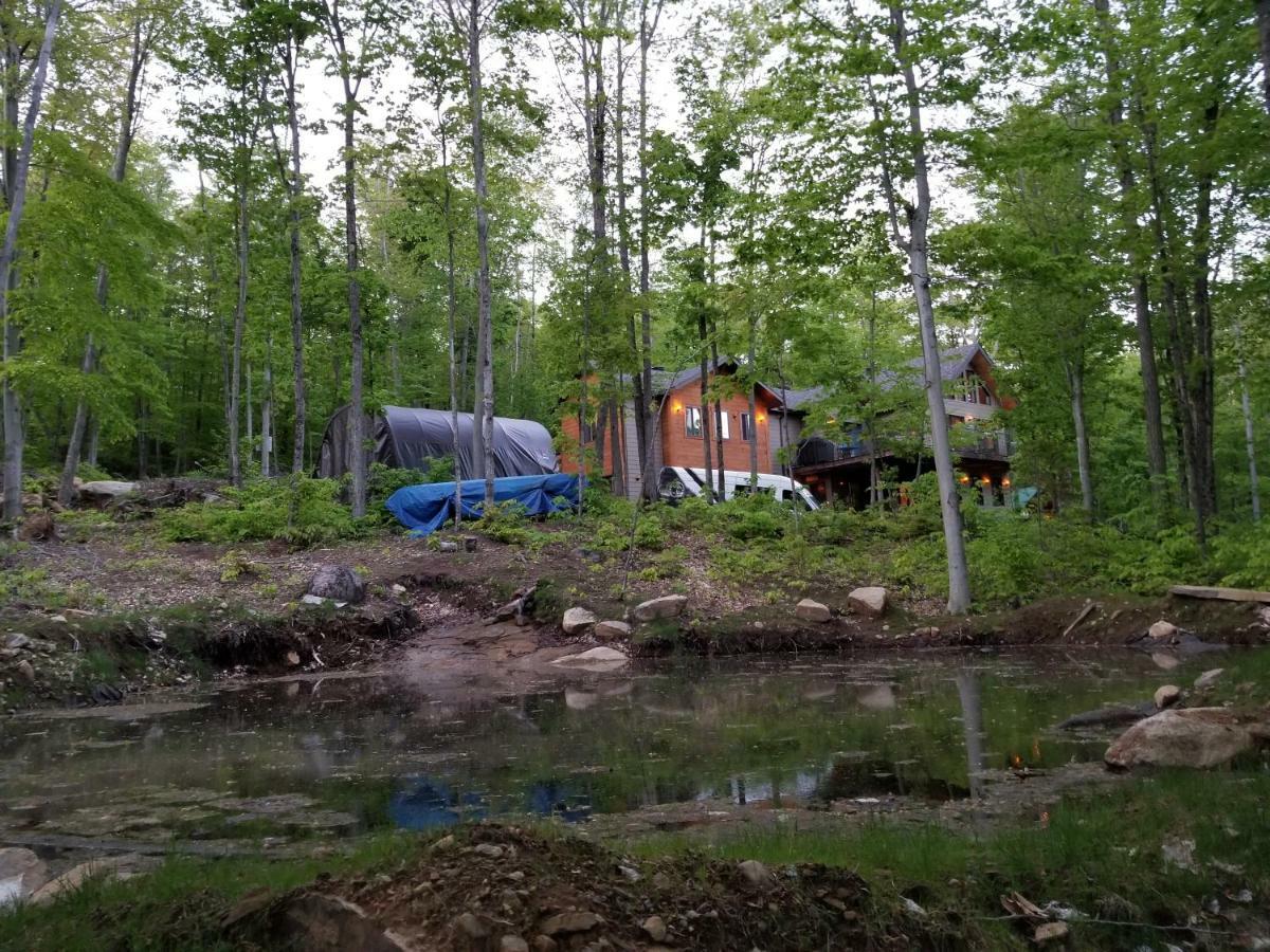 Les Cabines Nordik Des Piles Villa Saint-Jean-des Piles Exterior photo